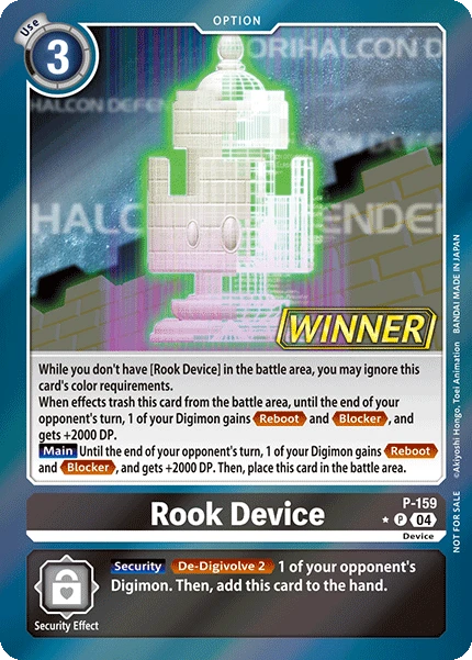 Digimon Karte [P-159 / alt-1] Rook Device - Game.kiwi